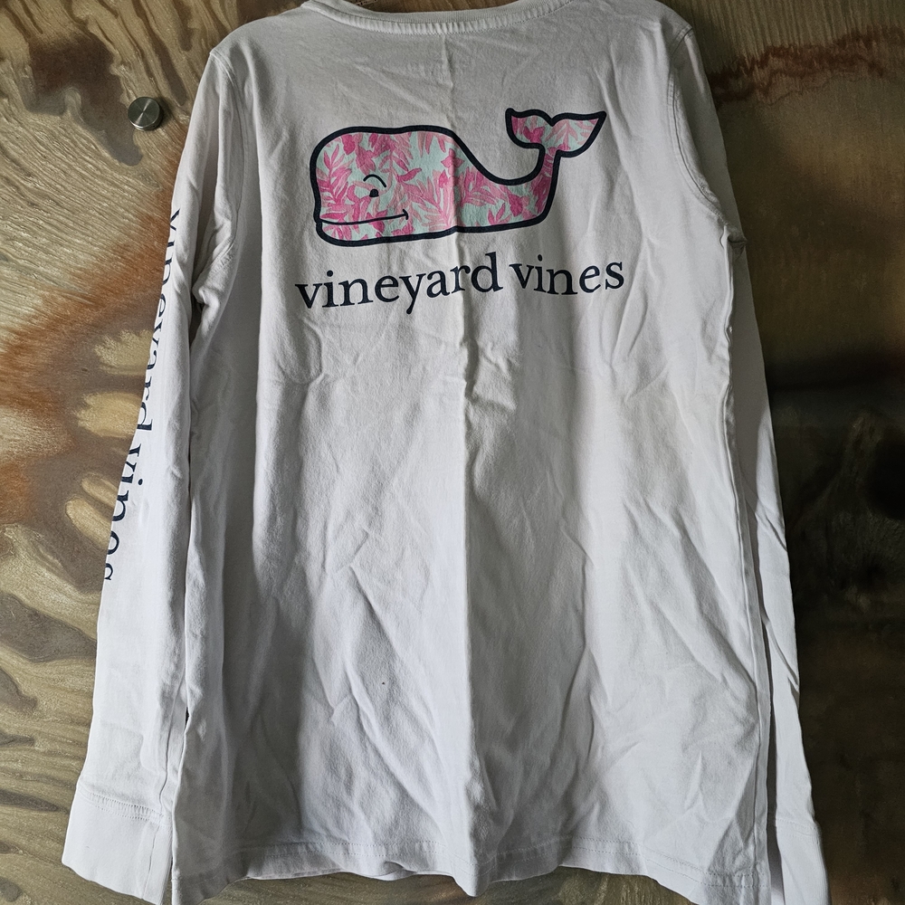 Vineyard Vines White Long Sleeve Shirt Size XS